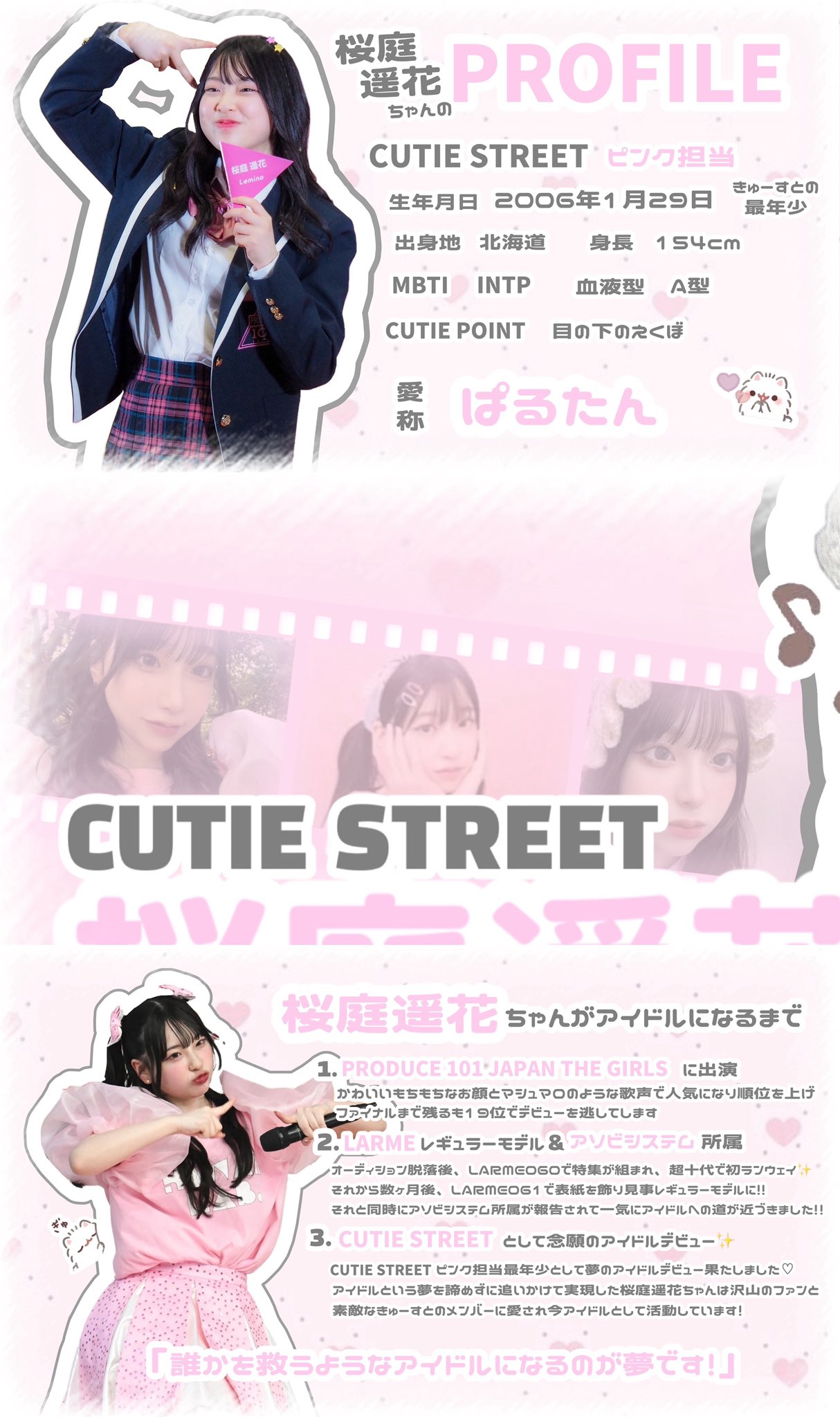 CUTIE STREET きゅーすと 桜庭遥花 ラッフルくじ
