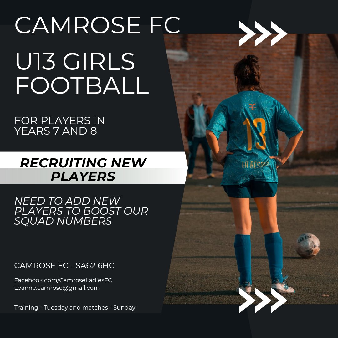 Our U13 need more players to join them, if you are interested please get in touch