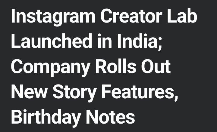 Xtec01's tweet image. Exciting news for Indian creators! 🎉 instagram launched Creator Lab, packed with tools to help you grow. Plus, check out new story features and send birthday wishes to your friends! 🥳 #CreatorLab #InstagramStories #BirthdayNotes #MadeInIndia #Viral