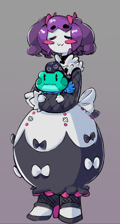 All the pokemon vibes lately got me designing an indeedee themed outfit for her ;w;