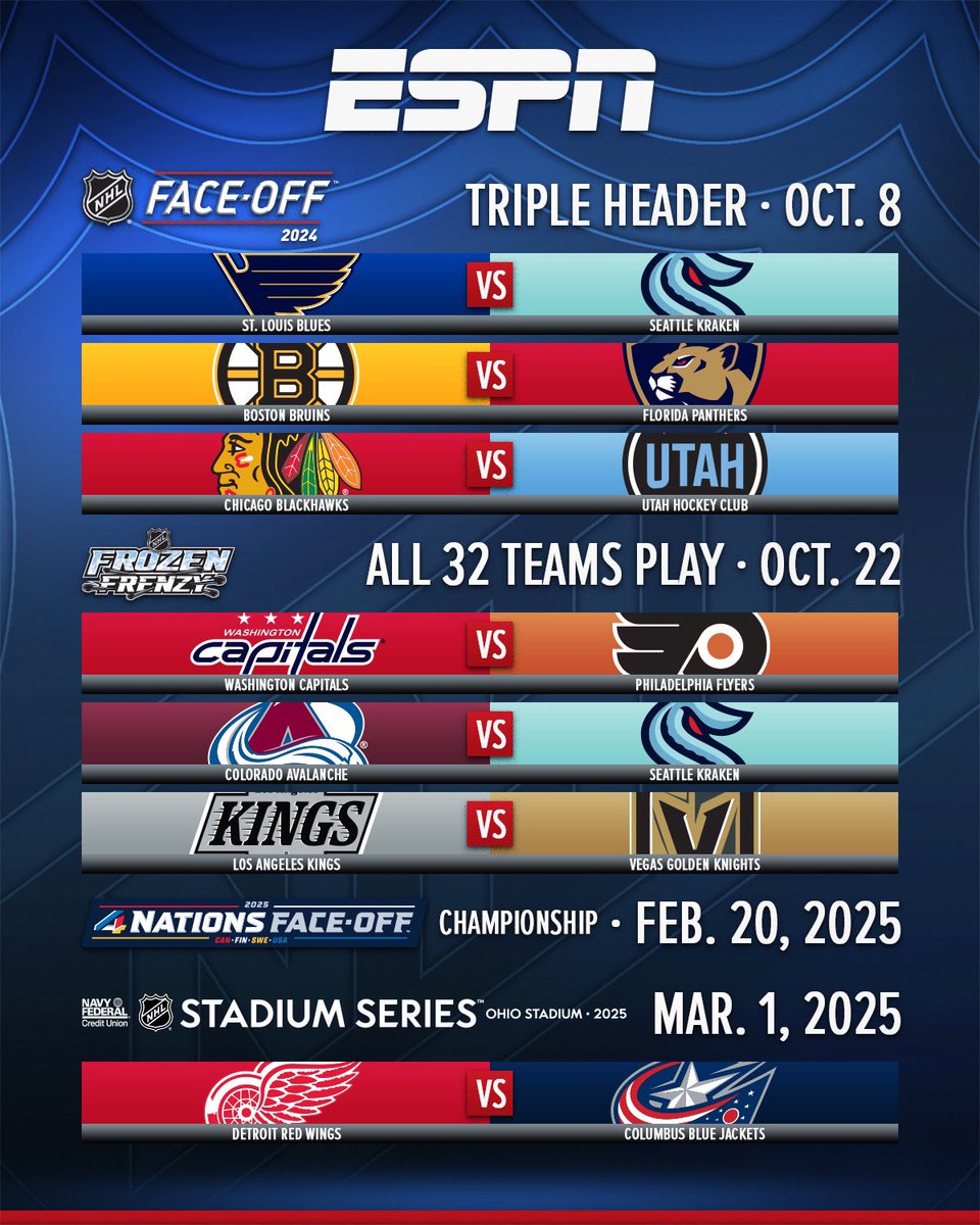 NHL Playoff Schedule 2025 Image