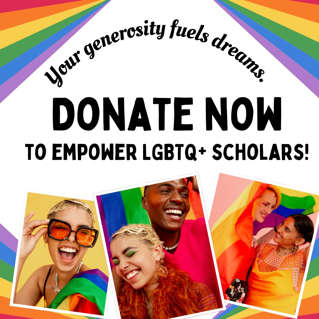 We gave $30K in scholarships this year.  As we celebrate our recipients, we invite you to join us in a transformative mission: To help us amplify the impact of LGBTQ+ education by expanding our scholarship program in 2025! Click  here bit.ly/EmpowerLGBTQSc…