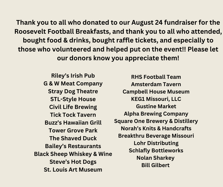 On behalf of the Roosevelt Community Council ---