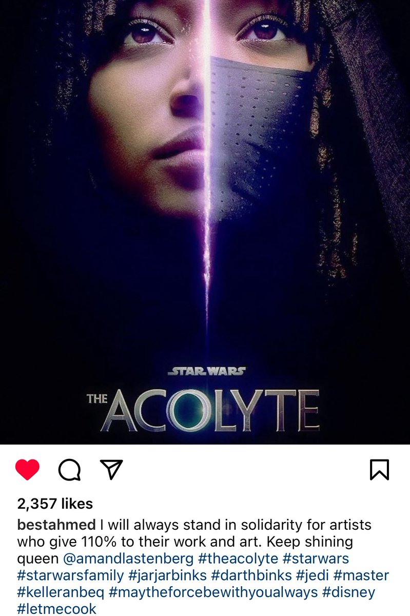 Ahmed Best post in support of Amandla

#WeLoveYouAmandla