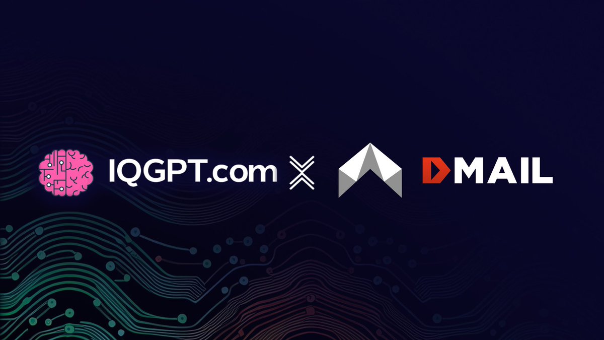 Codedprominent's tweet image. Big News!
@Dmailofficial partners with @IQWIKI to revolutionize decentralized communication!
Seamless cross-chain transfers, targeted marketing, ad-rewards &amp;amp; AI-powered answers.
#DmailNetwork #IQWIKI #DecentralizedCommunication
