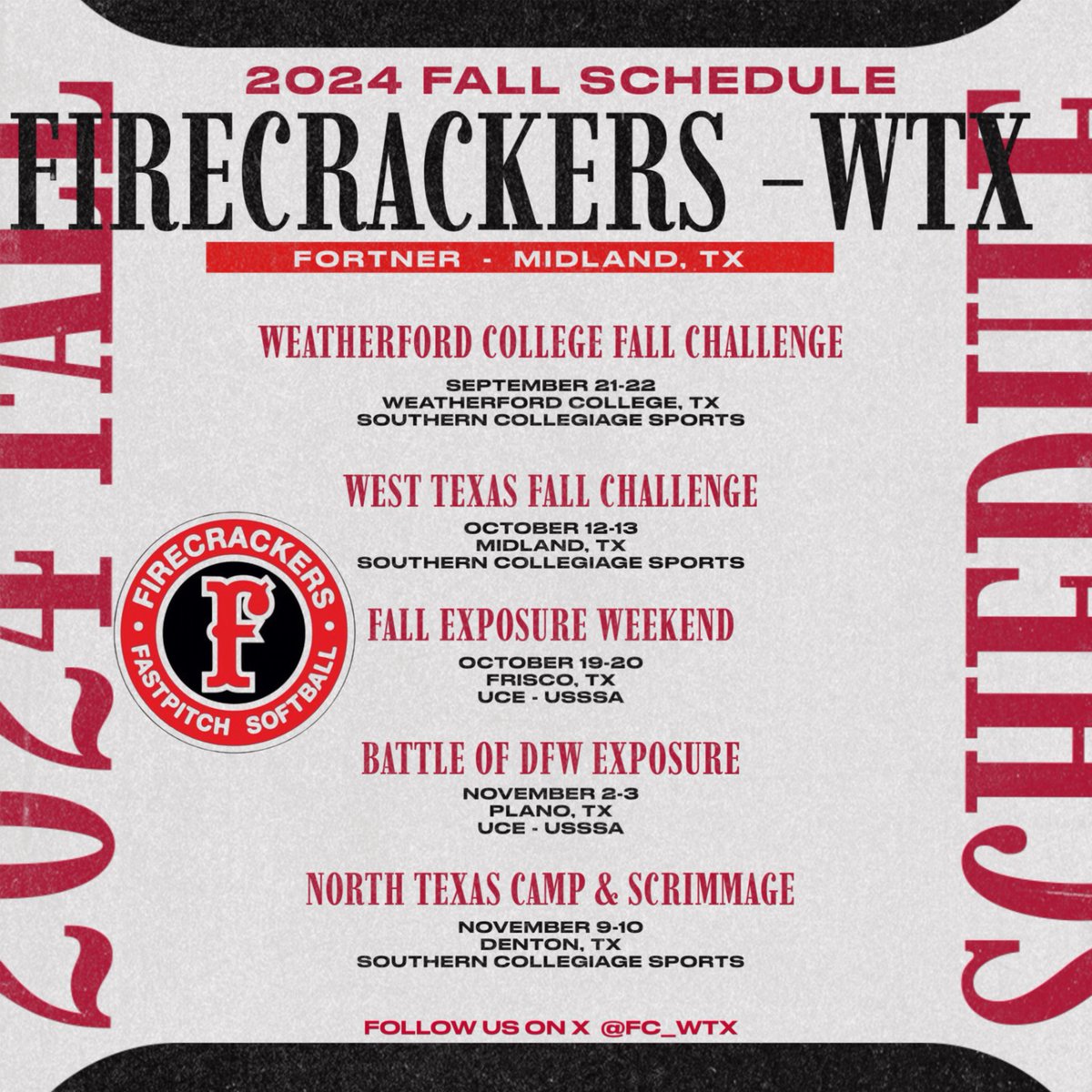 FC_WTX's tweet photo. Looking forward to getting back out on the field this fall.  We’ve got a great lineup of showcases coming.  See you out there! https://t.co/5VbRxBB17U