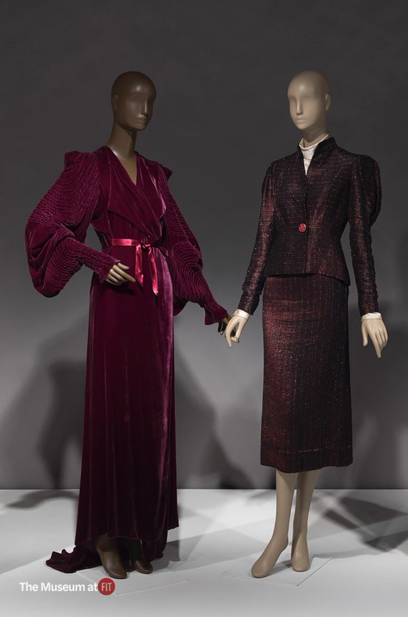 Dr Kate Strasdin (@katestrasdin) on Twitter photo Taking a moment to enjoy these statement sleeves of the #1930s from the recent exhibition <a href="/museumatFIT/">Museum at FIT</a> & another exhibition on my ‘wish I had seen’ list. Here a velvet dressing gown and Schiaparelli suit focus on puffs and padding that highlight the arms with expert construction Taking a moment to enjoy these statement sleeves of the #1930s from the recent exhibition <a href="/museumatFIT/">Museum at FIT</a> & another exhibition on my ‘wish I had seen’ list. Here a velvet dressing gown and Schiaparelli suit focus on puffs and padding that highlight the arms with expert construction