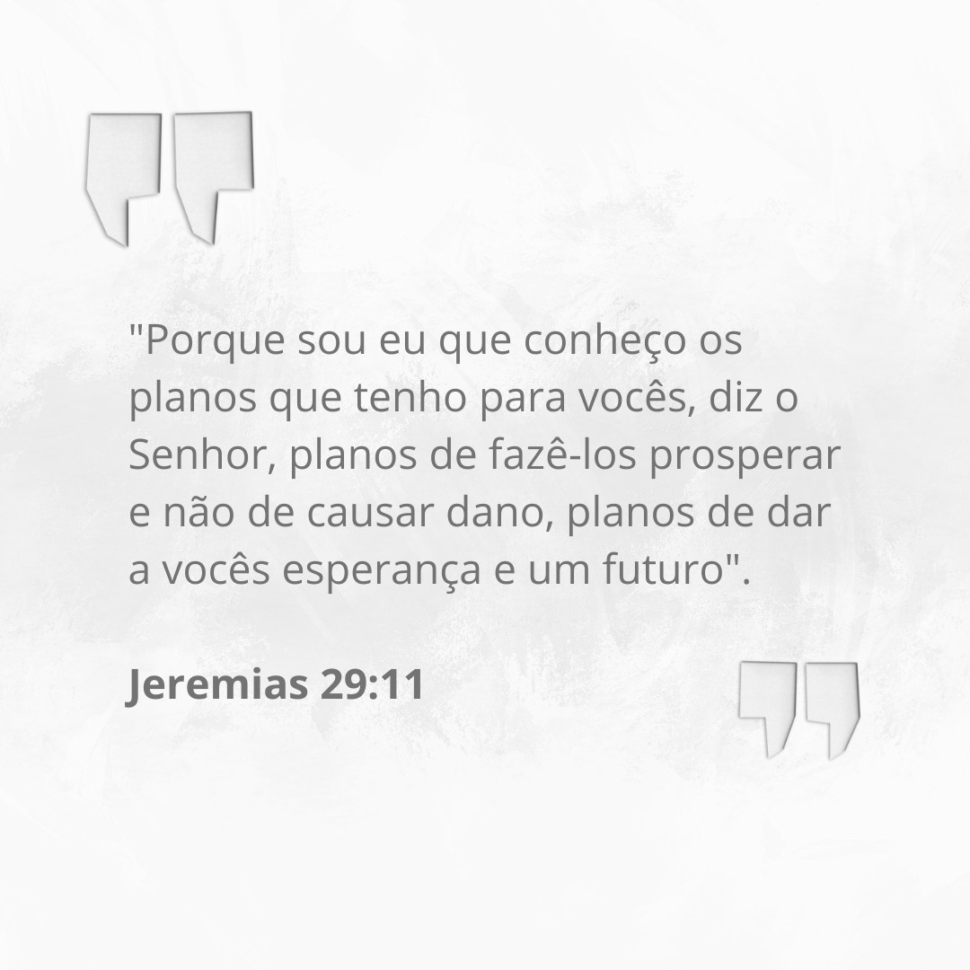 Porque sou eu que conheço os planos que tenho para vocês, diz o Senhor, planos ... instagram.com/p/C_Q5RbRor6t