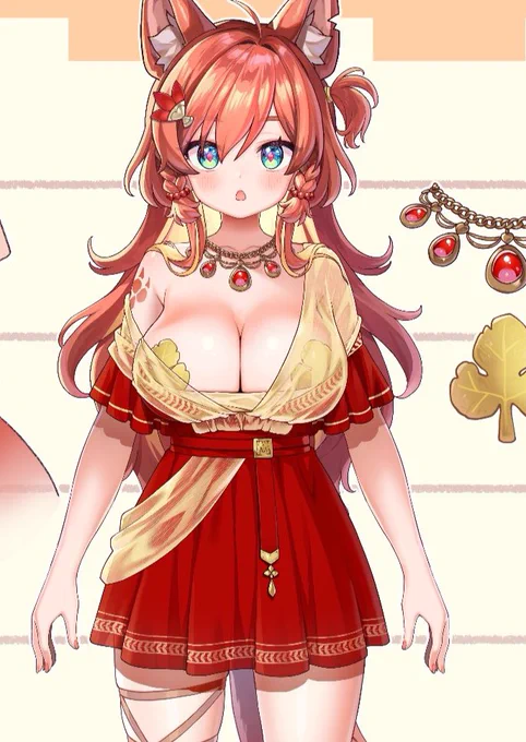 Definitely draw her on this outfit!! 