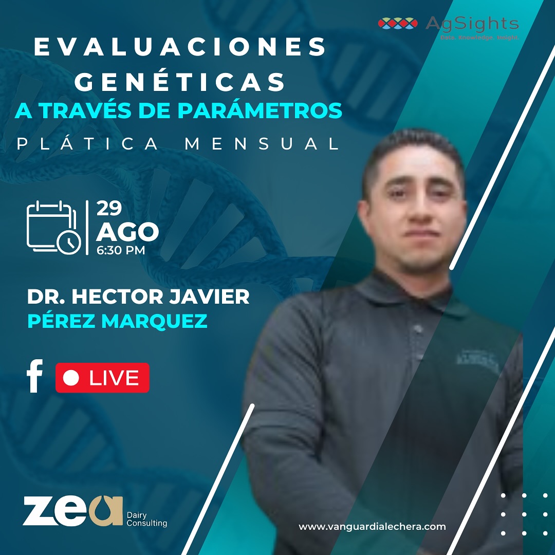 👉 ¡Aprovecha esta gran oportunidad! Vanguardia Lechera y AgSights te invitan a la #capacitación gratuita "Evaluaciones genéticas a través de parámetros", que se presentará hoy! Entra aquí para más detalles: facebook.com/story.php?stor…
