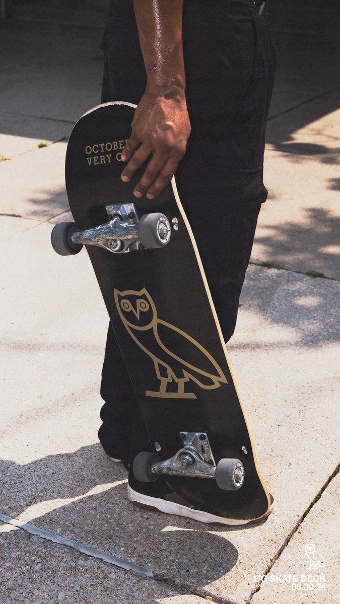 welcomeOVO's tweet image. OG SKATE DECK
08.30.24