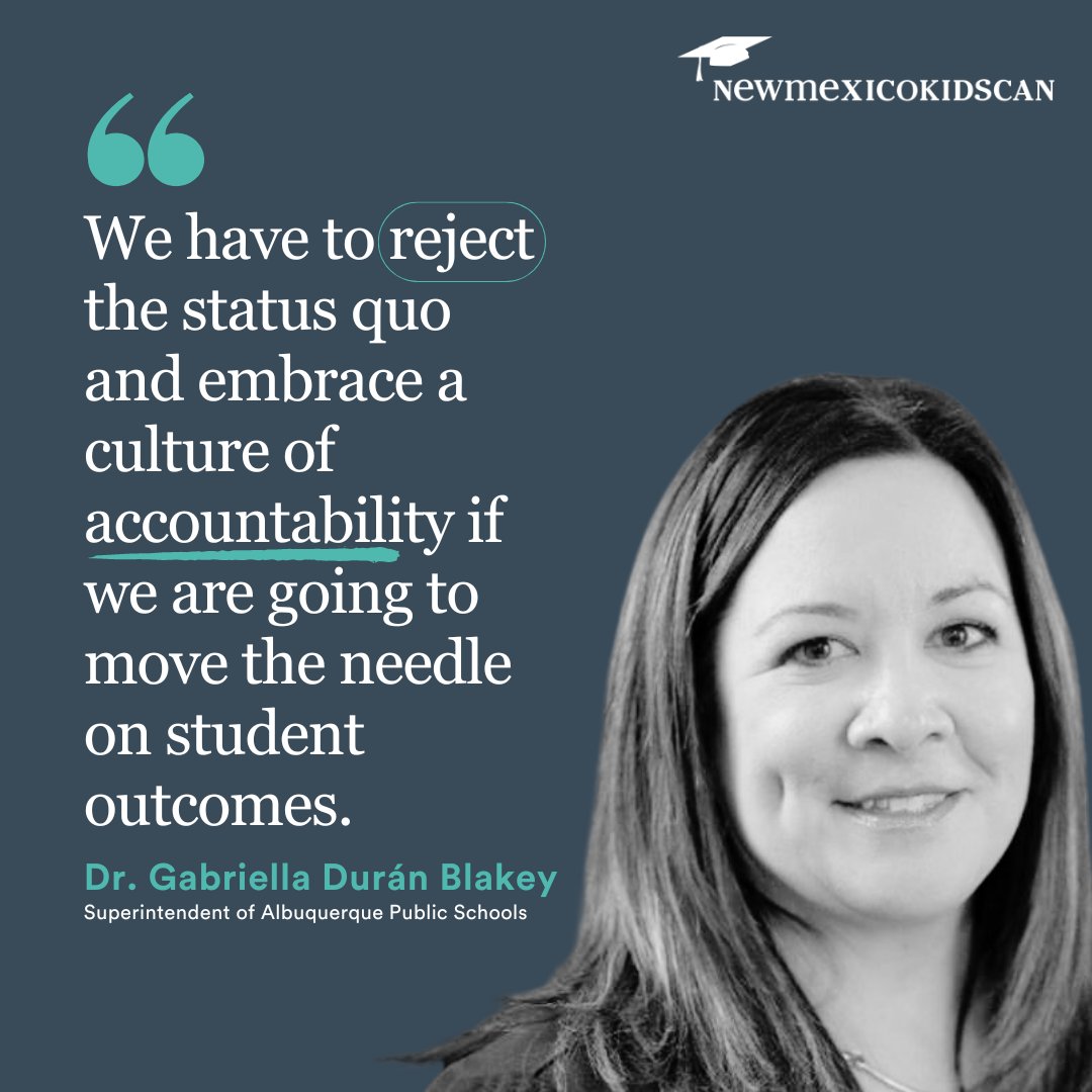 Yesterday, @ABQSchools Superintendent Dr. Gabriella Durán Blakey delivered the inaugural State of the District address, highlighting the challenges facing APS, success stories, and her commitment to improving student outcomes. 
Watch now: 🔗 bit.ly/3XmxqNd