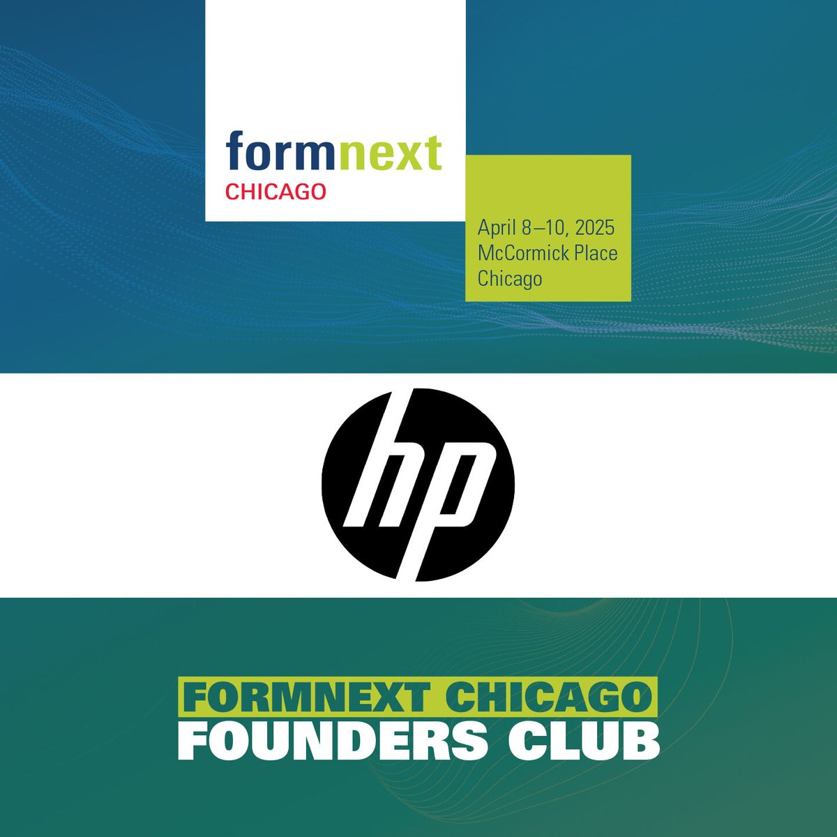 FormnextChicago's tweet image. Thank you to our Formnext Chicago Founders Club members, AM Ventures, CMS North America, Inc., @HP, and @InertCorp! We can&apos;t wait to see you and your teams at Formnext Chicago on April 8 - 10, 2025.