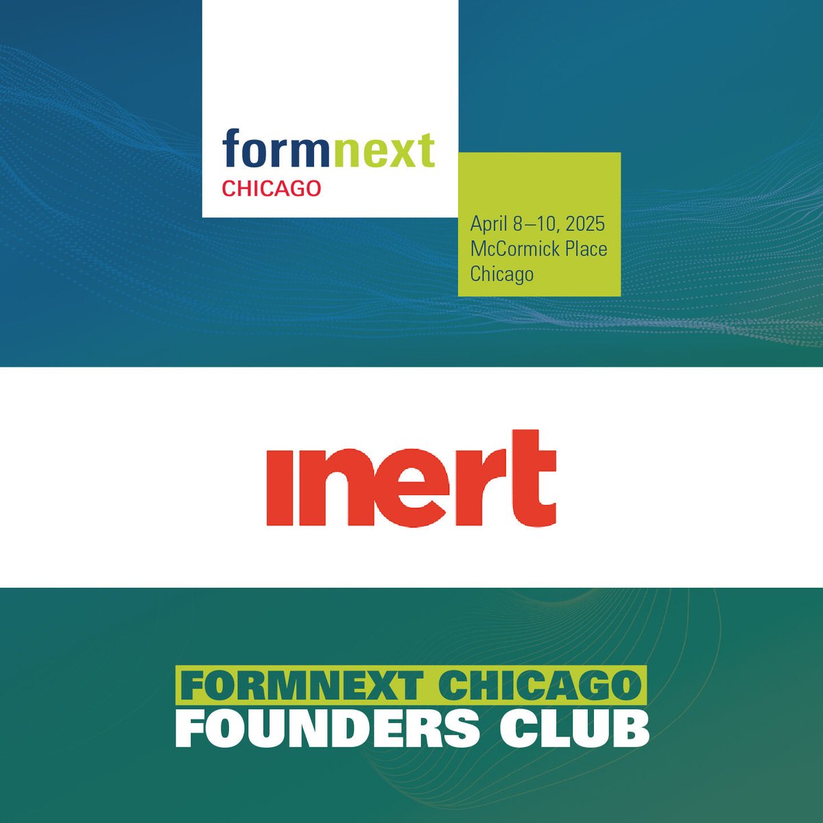 FormnextChicago's tweet image. Thank you to our Formnext Chicago Founders Club members, AM Ventures, CMS North America, Inc., @HP, and @InertCorp! We can&apos;t wait to see you and your teams at Formnext Chicago on April 8 - 10, 2025.