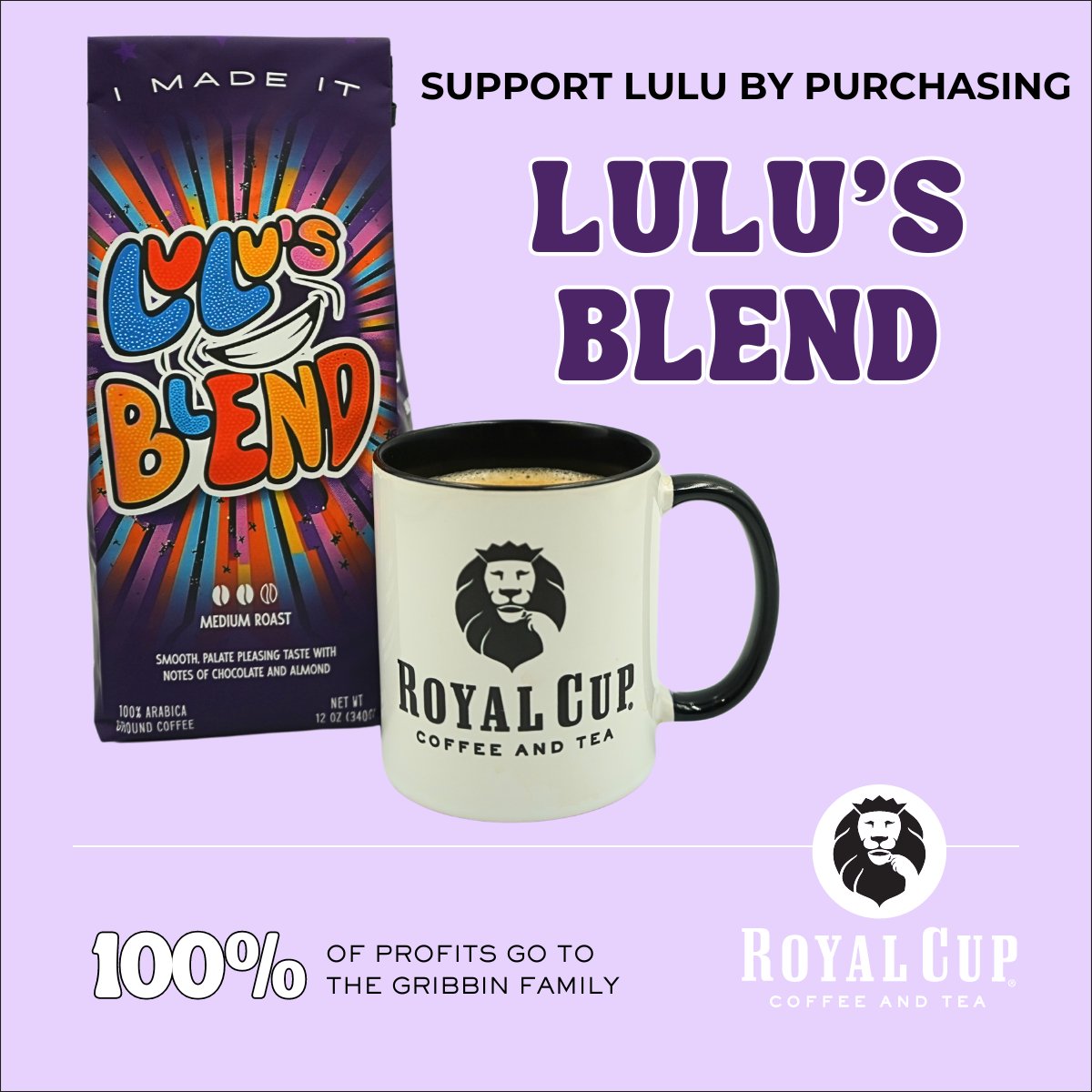 We are deeply moved by Lulu Gribbin’s strength and resilience. With Lulu’s Blend, we aim to harness the power of our community to aid Lulu Gribbin in her recovery. Join us in supporting Lulu’s recovery by purchasing a bag of Lulu’s Blend coffee. 100% of the profits go to support