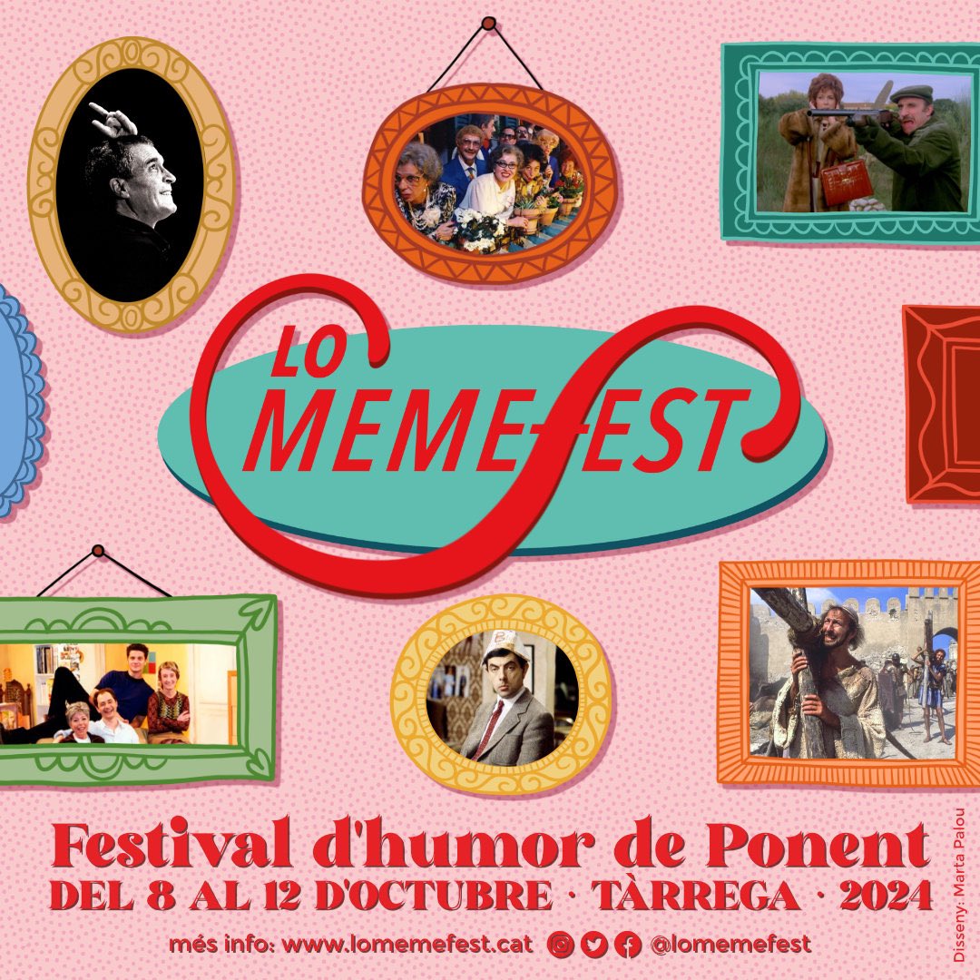 lomemefest's tweet photo. 🎉 @lomemefest 24

👵🏽👵👵🏻 Homenatge a Les Teresines

🗓️ Del 8 al 12 d’octubre. Save The Date.

💅🏼Siguis tieta, reina! https://t.co/aqg1z4oSxs