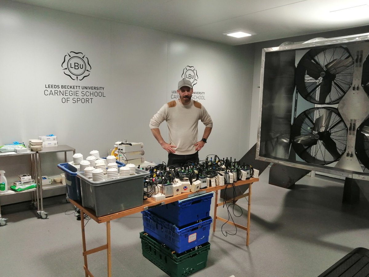 LSI (@leeds_lsi) on Twitter photo Who knew <a href="/Carnegie_Sport/">Carnegie School of Sport</a> had a state-of-the-art environmental chamber, used for honing Olympians into peak physical specimens? The perfect place for Adam...
Here he is checking our temperature sensor/transmitters are within calibration and ready for coheating tests this winter. Who knew <a href="/Carnegie_Sport/">Carnegie School of Sport</a> had a state-of-the-art environmental chamber, used for honing Olympians into peak physical specimens? The perfect place for Adam...
Here he is checking our temperature sensor/transmitters are within calibration and ready for coheating tests this winter.
