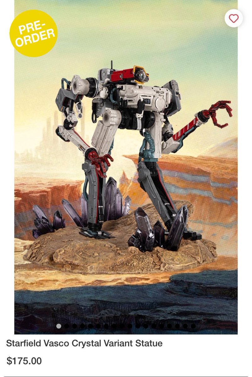 ATTENTION STARFIELD FANS! The Starfield Vasco Crystal Variant statue is now available for preorder on Bethesda Gear! You can use my code: BTCAPPY20 to get 20% off checkout on the Bethesda Gear store!  <a href="/BethesdaGear/">Official Bethesda Gear</a> #Starfield #Collectibles #Bethesda #BethesdaGear #Vasco