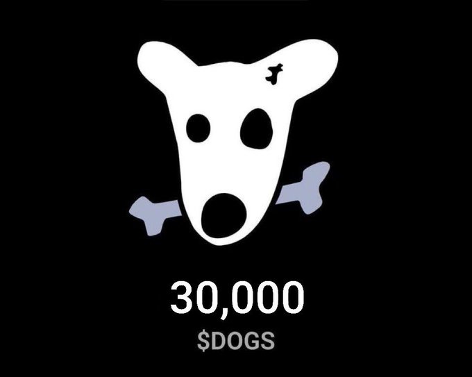 NION_AI's tweet image. 🎁GIVEAWAY🎁

30,000 $DOGS - 6 Winners

✅️Follow @durov+ @thedotcoin
✅️Like + Retweet 
✅️Comment and tag 3 friends

Duration 48h 
Good luck🦴🫶💎

#Giveaway #DOGS #Blum #DTC