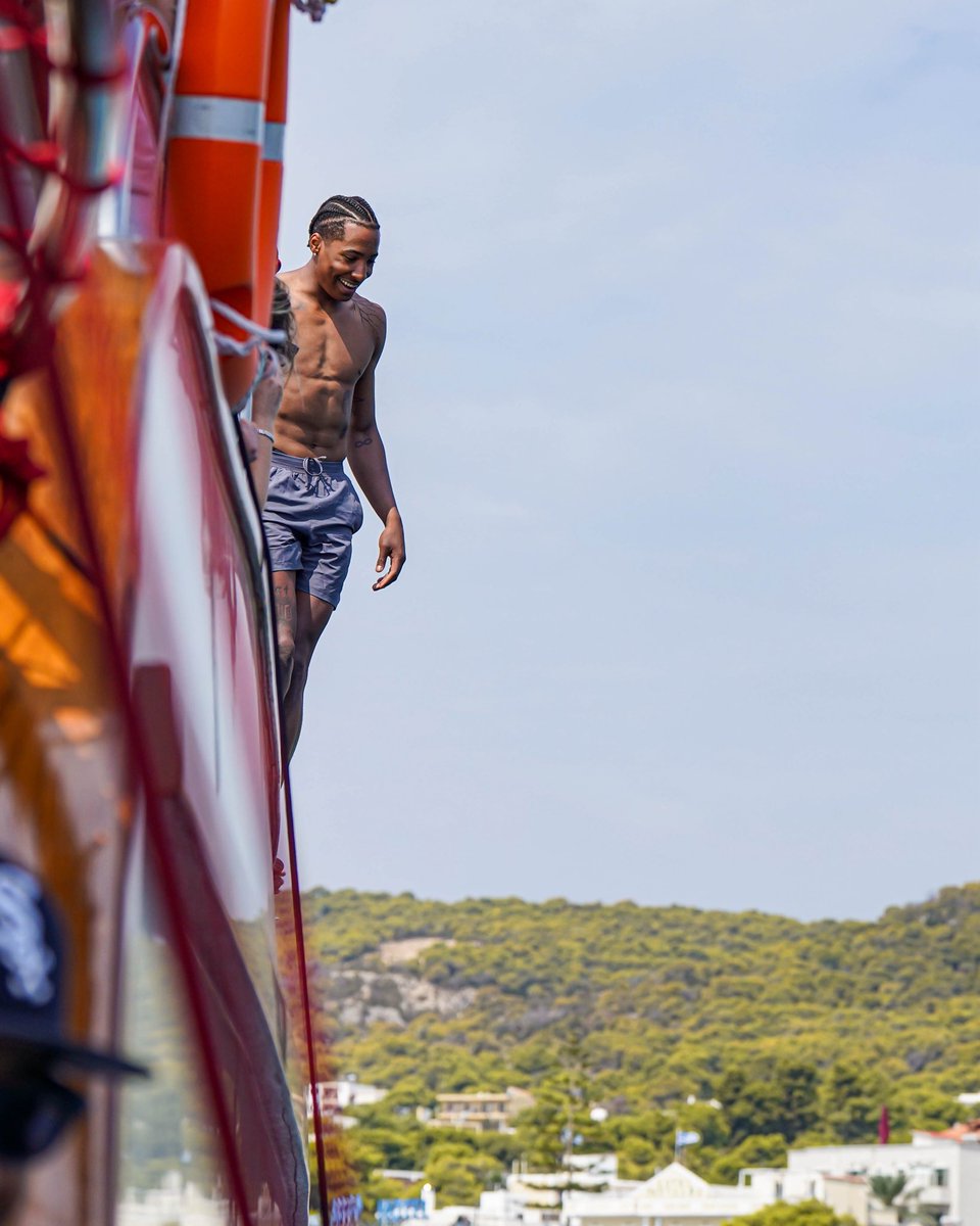 NUMensBball's tweet photo. One last stop 🛥️ https://t.co/uywDyb2mZV