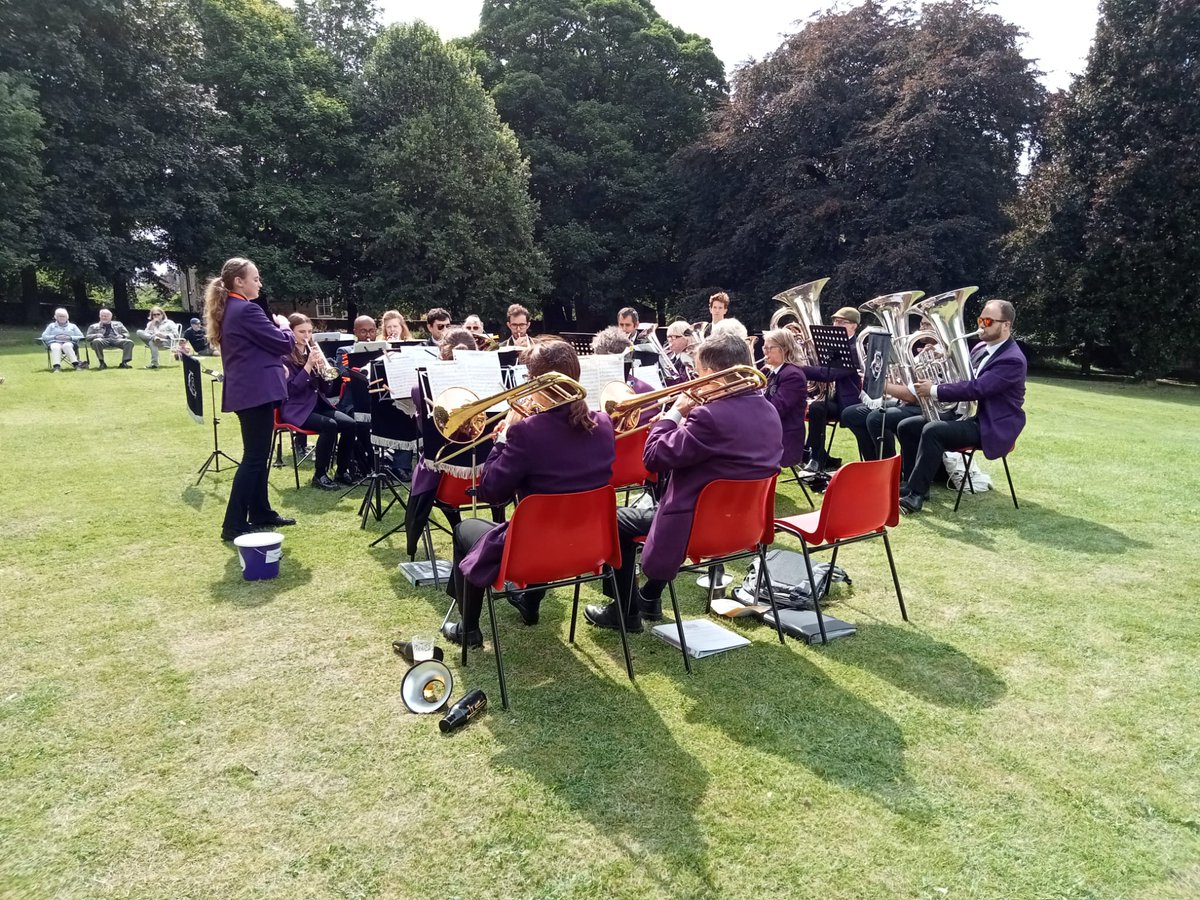 Come and join our lovely band, due to uni we've got some vacancies for solo cornet, trombone + percussion players. We also have a great training band for Budding new players. We rehearse in #Knaresborough on Tuesday night. Get in touch for a chat or come to rehearsal #brassband