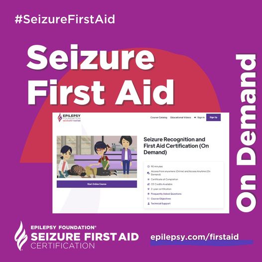 Becoming #SeizureFirstAid Certified equips you with the tools to help people in need. This course covers everything from recognizing seizures to knowing when to seek medical help. Get started today! bit.ly/3TwUarJ