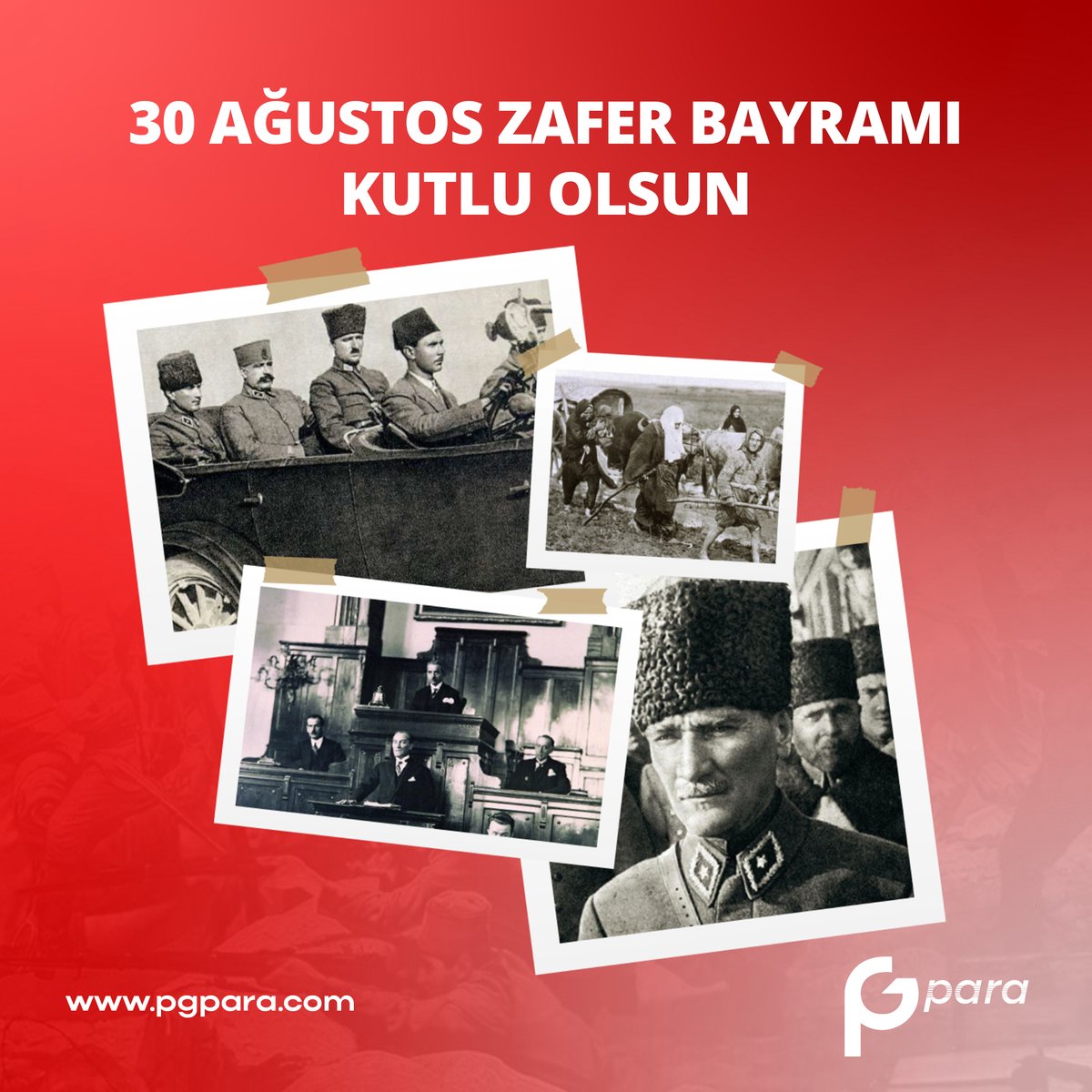 30 Ağustos Zafer Bayramımızın 102. yılında, Ulu Önder Mustafa Kemal Atatürk ve tüm kahramanlarımızı saygıyla anıyoruz. 30 Ağustos Zafer Bayramı kutlu olsun!