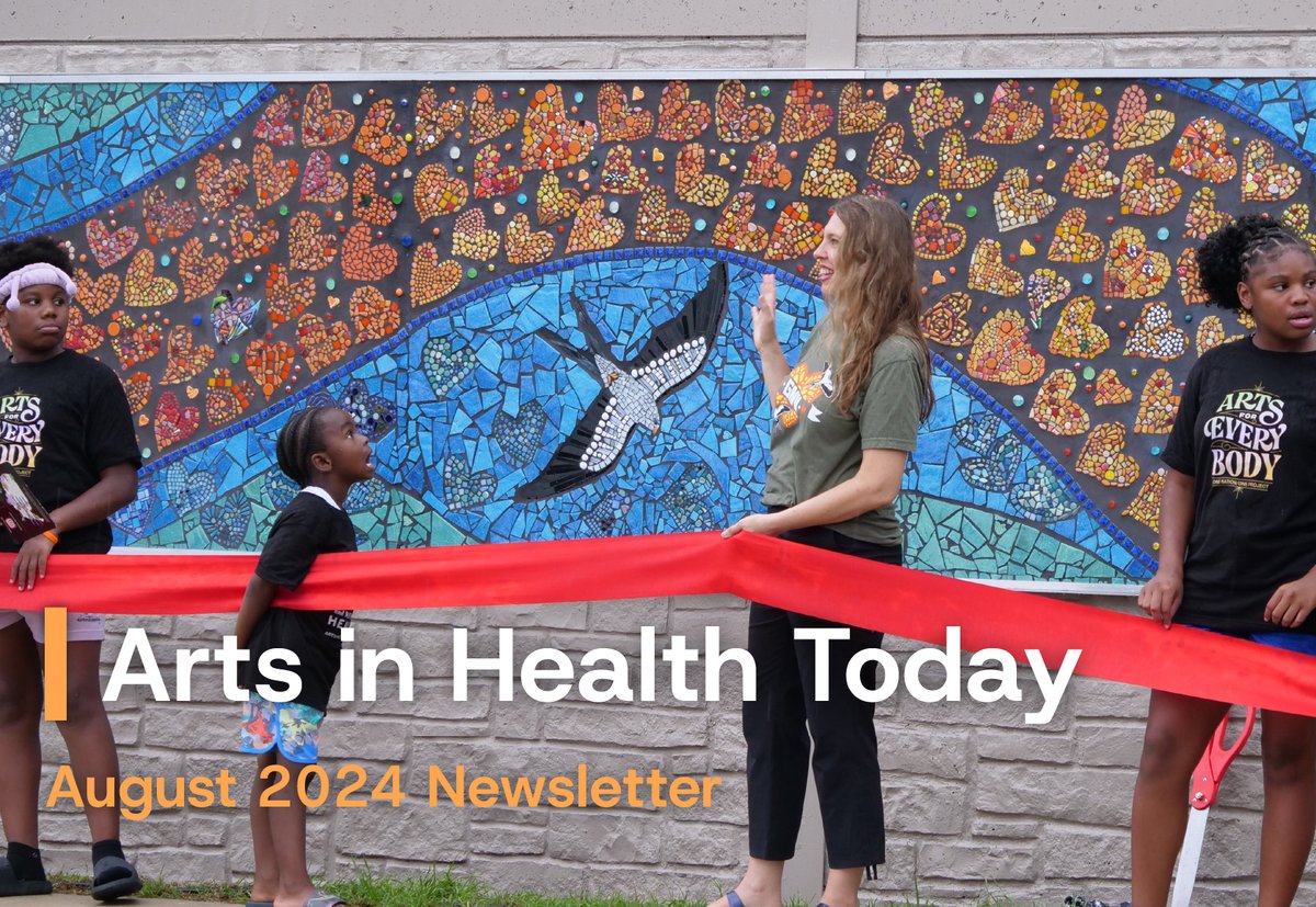 Arts in Health Today | August 2024 - mailchi.mp/arts/artsinhea… ☀️ 🎨  Highlights, Innovations and Inspirations in Arts in Health 🎭 🌈