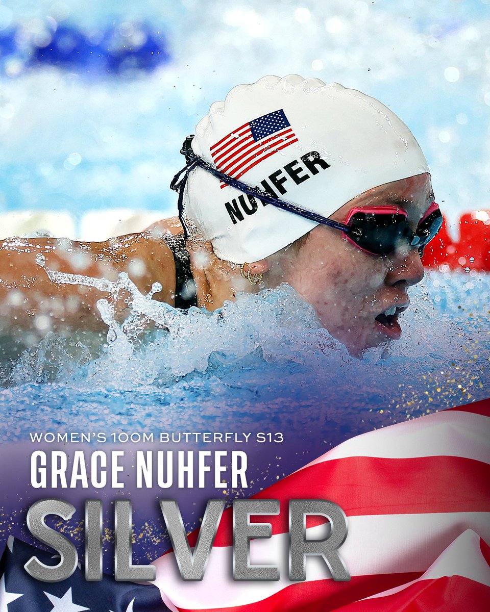 NBC Olympics & Paralympics (@nbcolympics) on Twitter photo First Paralympic medal secured. ✅
Grace Nuhfer is heading back to college with some new hardware. #ParisParalympics First Paralympic medal secured. ✅
Grace Nuhfer is heading back to college with some new hardware. #ParisParalympics