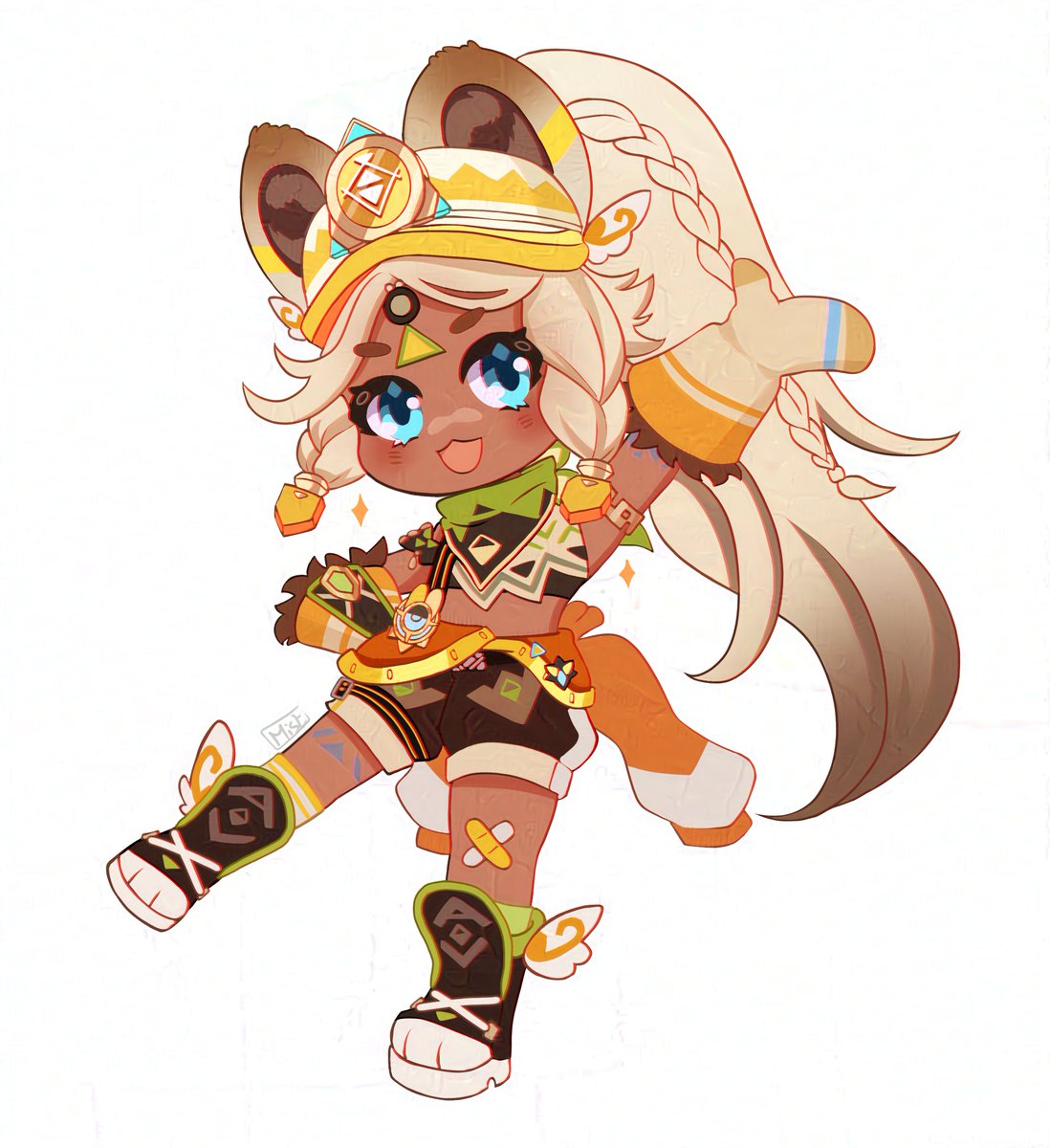 mistylotl's tweet photo. Mualani and Kachina chibis i drew for the #GenshinImpact update! #Natlan https://t.co/rnJdSZkEJ9