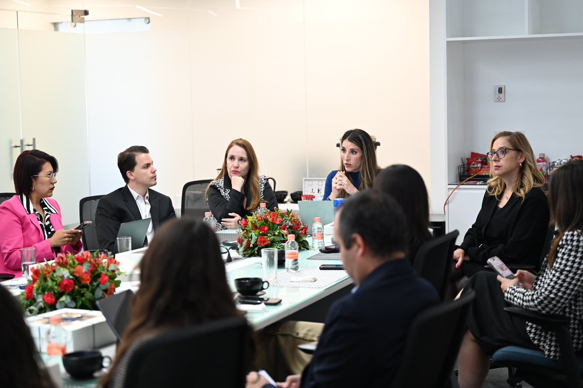 lilaabed's tweet photo. Tuve el gran gusto de platicar con los miembros del Consejo Mexicano de la Industria de Productos de Consumo #ConMexico sobre las elecciones presidenciales en 🇺🇸 y el futuro de la relación bilateral entre 🇲🇽 y 🇺🇸.
¡Mi sincera gratitud por la invitación! https://t.co/MDtWT0iWUP
