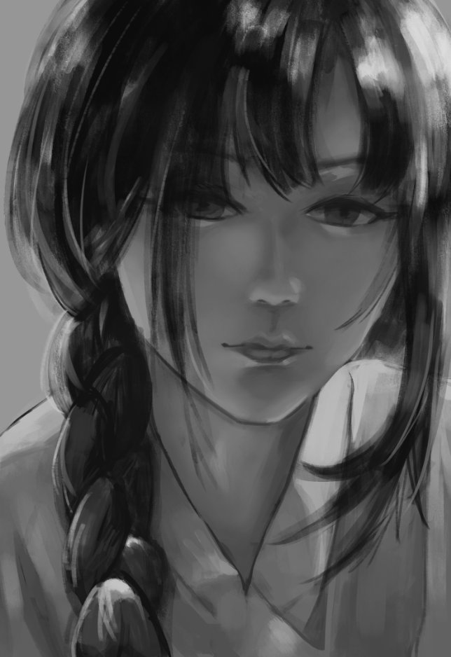 grayscale study

#art #digitalart #study #realism #portraits #girl