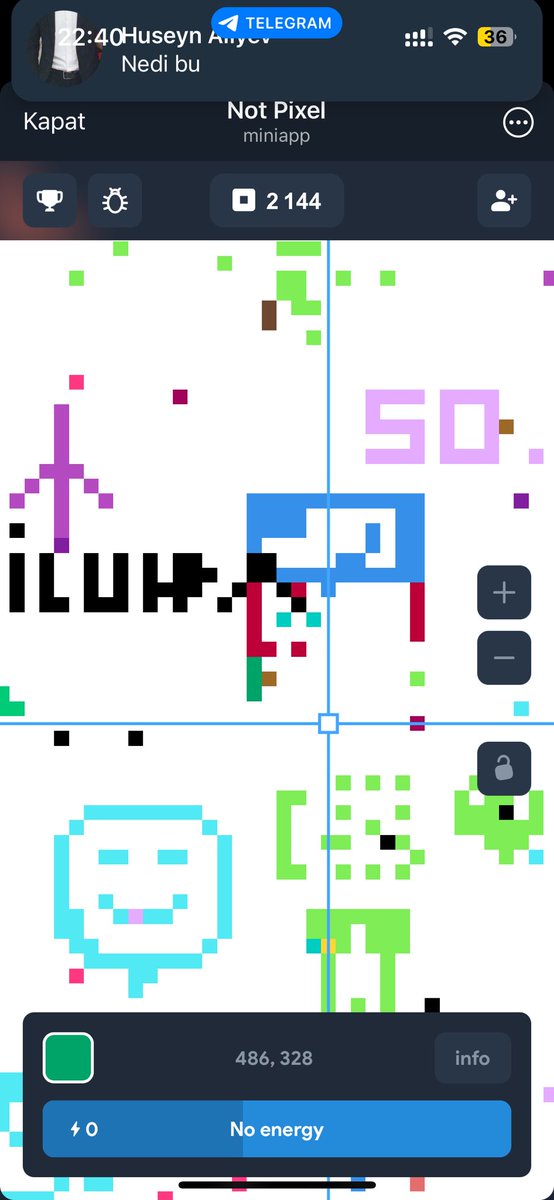 Notcoin’nin yeni oyunu NOT Pixel sınırlı erişime açıktır.

t.me/notpixel/app?s…