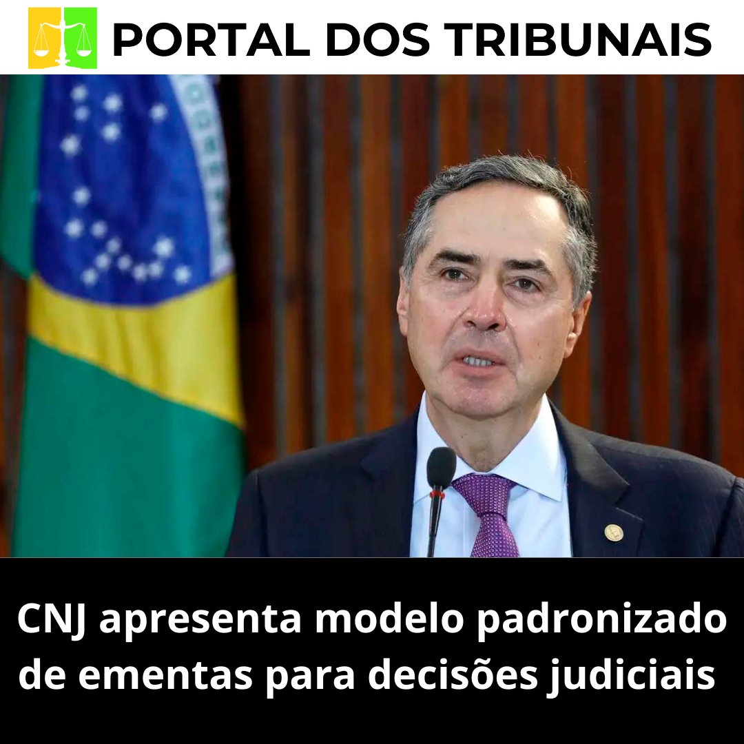 ptribunais's tweet photo. CNJ adota novo modelo de ementas para padronizar decisões judiciais em todo o país. Saiba mais sobre essa mudança pelo link abaixo.
https://t.co/CRwdGx9j5o

#cnj #stf #judiciario #ementas #linguagemsimples https://t.co/B4BJNfj90q