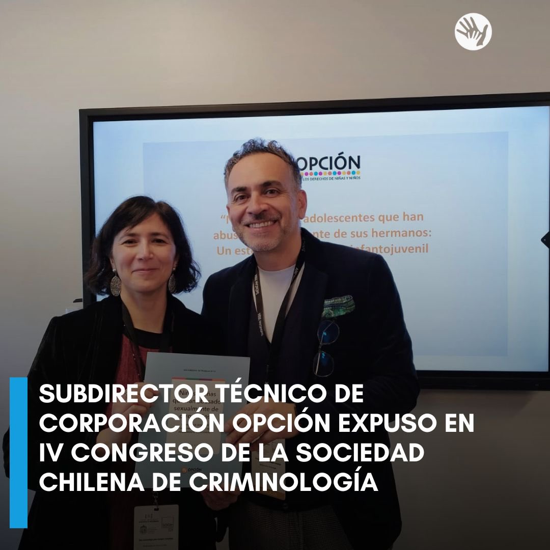 Ayer, el Subdirector Técnico de Corporación Opción, Alejandro Astorga, expuso en el IV Congreso de la <a href="/SoChiCrim/">Sociedad Chilena de Criminología</a> que se está desarrollando entre el 28 al 30 de agosto en el Campus San Joaquín de la @ucatolicaoficial