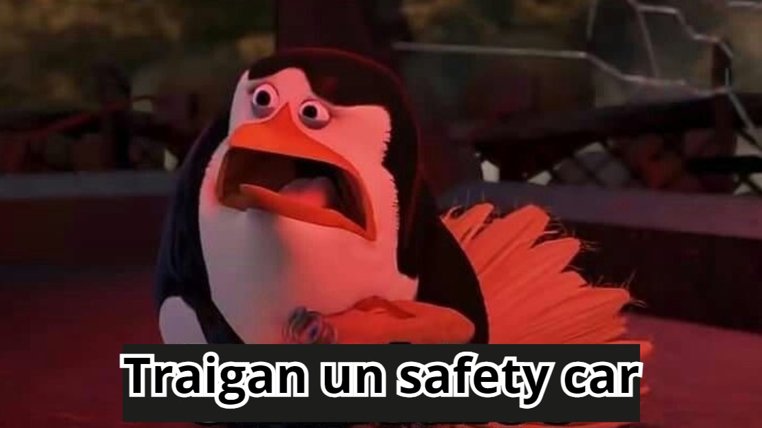 El safety car cuando el safety car chocó