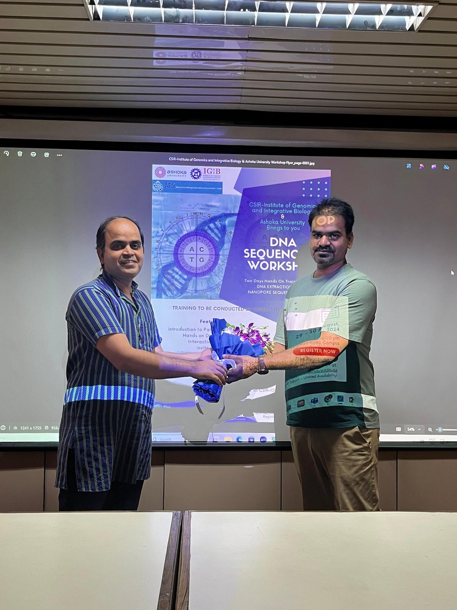 Thank you <a href="/jnarayan81/">Jitendra Narayan / जितेन्द्र</a> for contributing towards the Clinical AMR sequencing workshop and lively discussion from the Clinicians towards undertaking point-of-care sequencing at their hospitals. <a href="/IGIBSocial/">CSIR-IGIB</a> <a href="/souvik_csir/">souvik</a> <a href="/WHOSEARO/">World Health Organization South-East Asia</a> <a href="/RockefellerFdn/">The Rockefeller Foundation</a> <a href="/BMGFIndia/">Gates Foundation India</a> <a href="/NCBS_Bangalore/">National Centre for Biological Sciences</a>