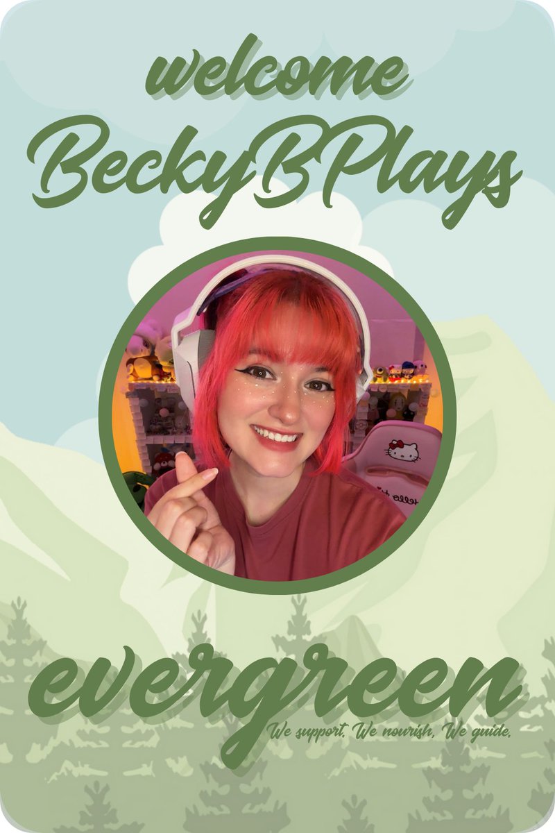 🌲Welcome Becky B, a variety streamer living in South Korea! Becky is a Palia addict who loves cozy games &amp; bringing the community together for fun events like house tours &amp; cake parties. Becky with the good hair, is live right now over at twitch.tv/beckybplays 🩷