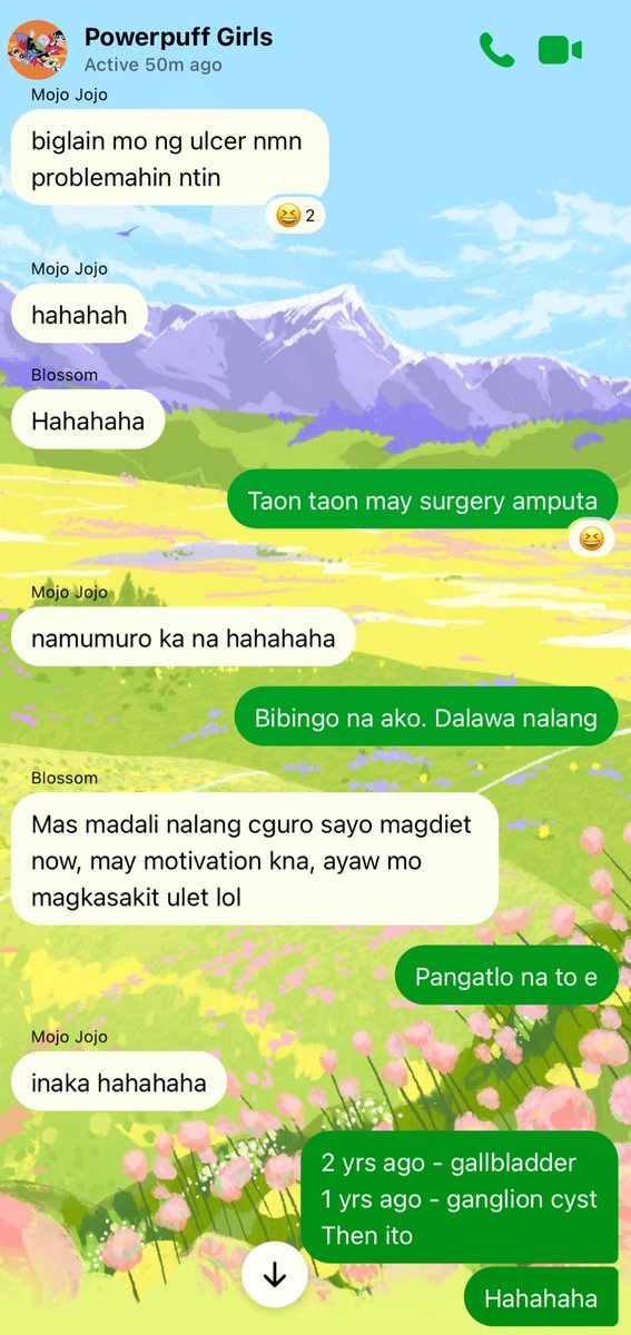 twinieee's tweet photo. Pag may mga kaibigan ka nga namang bangag. Ganito kalalabasan ng usapan 🤣 @Syjckeltan @charvmntn @dalagandakoo https://t.co/RpJyjwkgIs
