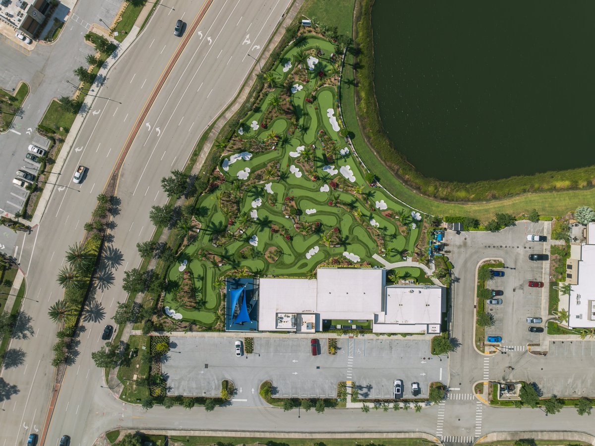 Wrapping up a client mission the other day after ICSC Florida &amp; couldn't resist the opportunity to grab a bird's eye view of the <a href="/PopstrokeGolf/">PopStroke</a> location in Port St. Lucie. #popstroke #traditionportstlucie #portstlucie #dronephotography #ICSC #ICSCFlorida