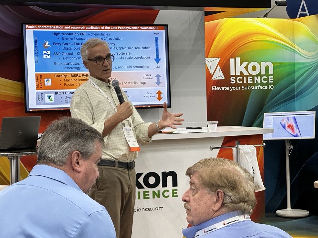 ikonscience's tweet photo. #IMAGE24 -Today is your final opportunity to visit us at booth #1017 and connect with our experts about AI-driven geoscience solutions for E&amp;P operations. #IkonScience #RokDoc #Curate #Geoscience #DataManagement https://t.co/lBaCjY3oxM