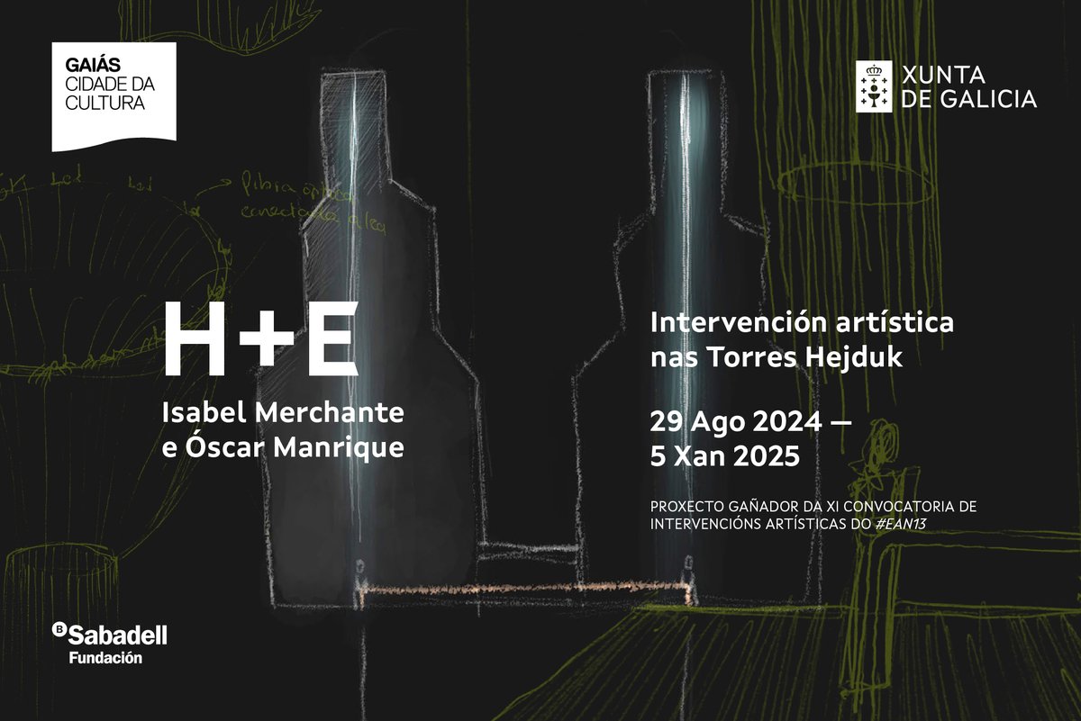CidadedaCultura's tweet image. 🪼 «H+E», intervención artística de Isabel Merchante e Óscar Manrique
📅 Ata o 5 Xan 2025 |  De 10 a 20 h  
🔵 Proxecto gañador da convocatoria do XIII Encontro de Artistas Novos | Organizado pola @Xunta @CulturaXunta coa colaboración da @FBSabadell 
📷 @manuelgvicente
