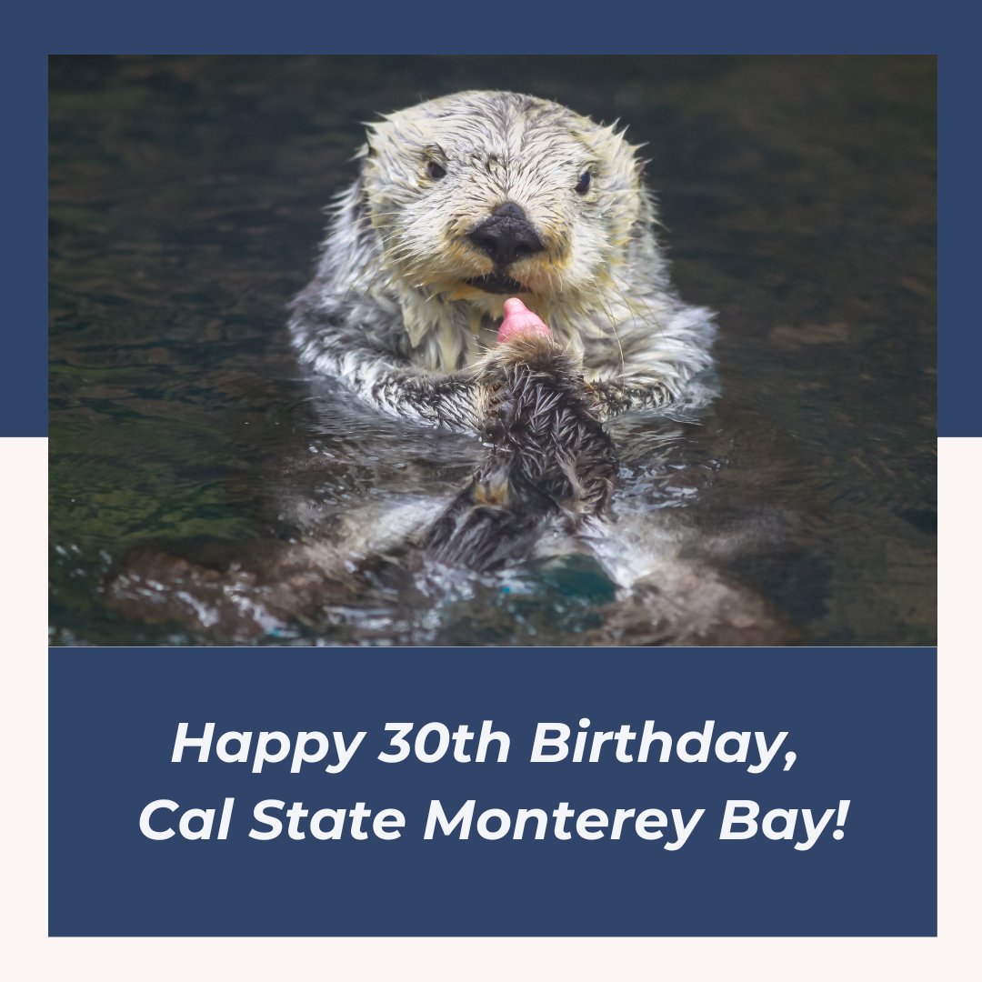 csumb_it's tweet image. Hey Otters! 🦦⁠
⁠
Did you know Cal State Monterey Bay opened its doors 30 years ago today? ⁠
⁠
#Happy30thBirthdayCSUMB from everyone in Information Technology. Time really flies when you&apos;re making waves 🌊💻⁠
⁠
#30thAnniversary #OtterRaft
