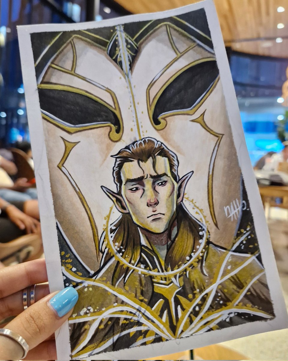 nahohito_'s tweet photo. So, #VoxMachina is coming back and I'm not ready :'

I drew this a while ago, I put my soul into it and I think that's what the next season will feel like.

I hope you see this @VoiceOfOBrien 
🐦‍⬛🖤💫 https://t.co/OhbKITL6De