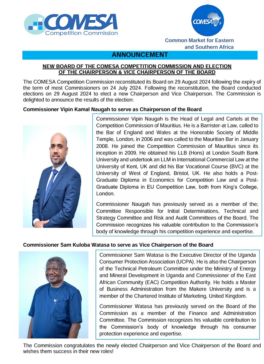 COMESA Competition & Consumer Commission tweet media
