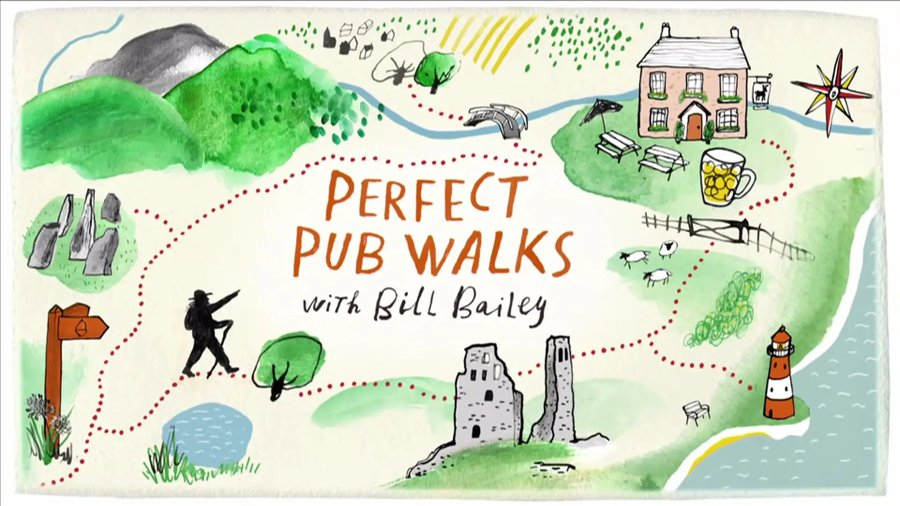 thetravellocker's tweet image. I have recently discovered Perfect Pub Walks with Bill Bailey. Channel 4 - Comedian, musician &amp;amp; nature lover Bill takes some famous faces for a walk along some of the UK's most spectacular pub walks - As a walker this is recommended viewing #pubs #walking #pubwalks #comedy