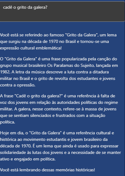 rafaelmb's tweet photo. Nossa IA vai mudar o futuro substituir todo mundo https://t.co/lZ1shfprQv