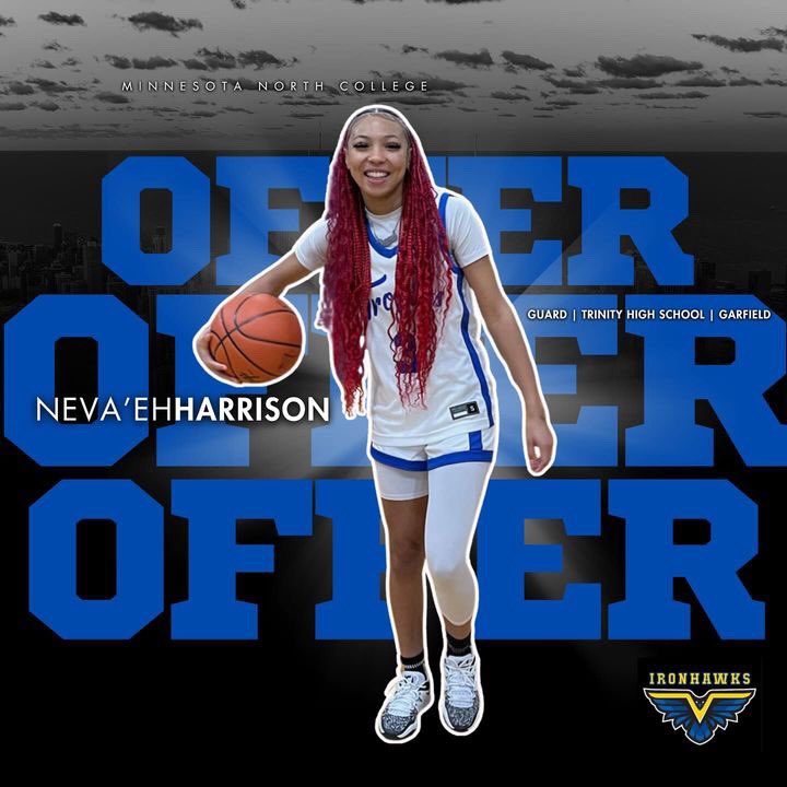 After a great conversation with <a href="/ryanzyla1/">CoachZy</a> I am very blessed to receive an offer from <a href="/MNCVWBB/">Minnesota North College- Vermilion Womens 🏀</a> thank you Coach for believing in me  !!