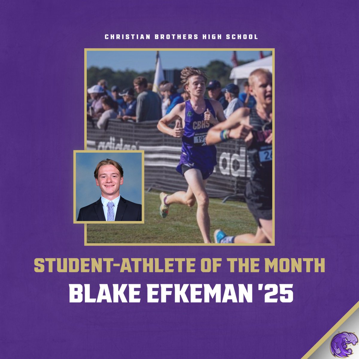 CBHSAthletics's tweet image. Give it up to our first ever Student Athlete of the month, Blake Efkeman ‘25. 👏🏽👊🏽👍🏼🎉🎉
@CBHSXC_TF