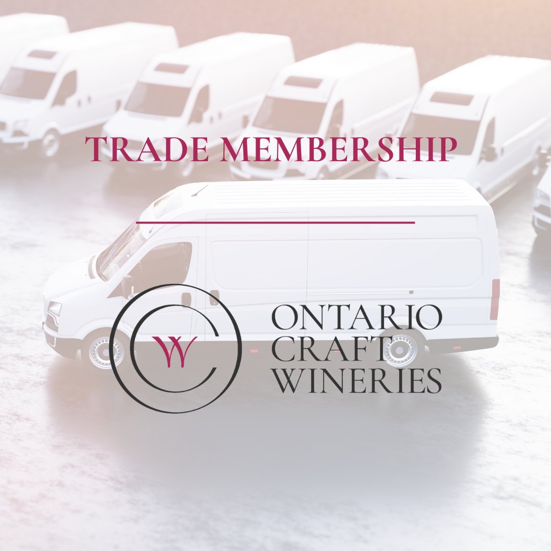 Ontario Craft Wineries (@oncraftwineries) on Twitter photo OCW has a Trade Membership Our Trade Members span a diverse array of services that support your business. If you are looking to get more information on the trade membership and would like to get involved, please email info@ontariocraftwineires.ca OCW has a Trade Membership Our Trade Members span a diverse array of services that support your business. If you are looking to get more information on the trade membership and would like to get involved, please email info@ontariocraftwineires.ca